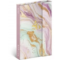 Heti agenda REALSYSTEM B/6 2026 MAGNETIC Pink Marble 35543