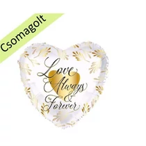 FÓLIA LUFI LOVE ALWAYS AND FOREVER FELIRATTAL  43cm 