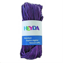 Raffia HEYDA 50g természetes anyagból lila  204887785