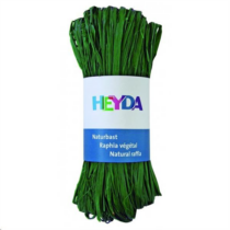 Raffia HEYDA 50g természetes anyagból sötét zöld  204887797