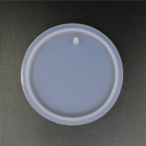 Professzionális szilikon öntőforma, átlátszó, kör 7 x 1,2 cm