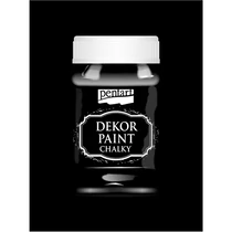 Dekor krétafesték 100 ml ébenfekete