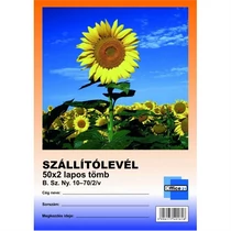 Szállítólevél A/5 (50x2) OFFICE 21 Napraforgós B.10-70/V