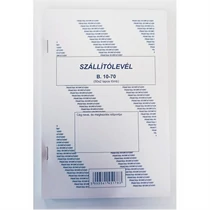 Szállítólevél A/5 (50x2) álló PR. B 10-70/2/V