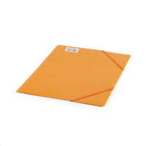 Gumis mappa műanyag Narancssárga darabos PVC