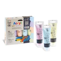 Akrilfesték PRIMO HOBBY & PROFESSIONAL 4212TATM5PAST 5x75 ml tubusos pasztell