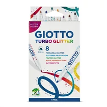 Filckészlet 8-as Giotto Turbo Glitter csillámos