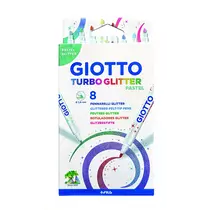 Filckészlet Giotto Turbo glitter pasztel