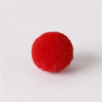 Zsenília pompon 1 cm piros 100db/cs    