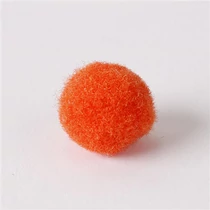 Zsenília pompon 1 cm sötétnarancs 100db/cs