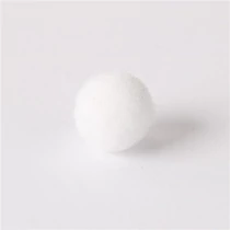 Zsenília pompon 1 cm fehér 100db/cs     