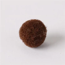 Zsenília pompon 1 cm sötétbarna 100db/cs