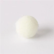 Zsenília pompon 1 cm világos bézs 100db/cs