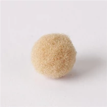 Zsenília pompon 2cm világosbarna 100db/cs   
