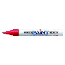 Lakkmarker olajbázisú paint PIROS ZEBRA  <10db/dob>