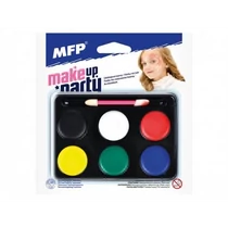 Arcfesték készlet ecsettel MFP-6 szín