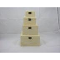 Doboz szett, 4 darabos 16 x 16 x 9,5 cm