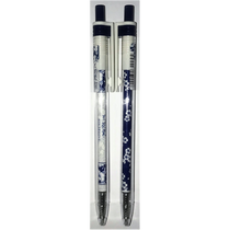 Golyóstoll AIHAO 4954 virágos kék-fehér 12 db/doboz