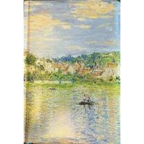 Füzet Notesz A6 7100-2 Claude Monet sárga lapos, vonalas