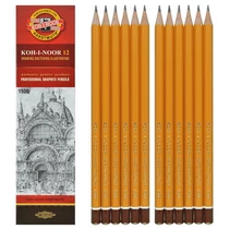 KOH-I-NOOR 1500 GRAFITCERUZA 6B D12