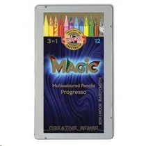 KOH-I-NOOR 8772 PROGRESSO/12 MAGIC FAMENTES SZÍNES VARÁZSCERUZA HENGERES (7.6MM)