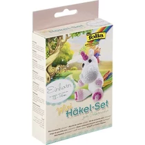 Mini horgolókészlet, FOLIA, „Unicorn”