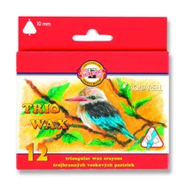 KOH-I-NOOR 8252 AQUARELL VIASZKRÉTA/12 HÁROMSZÖGLETŰ (10MM)