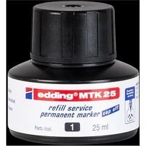 EDDING MTK25 TINTA (PERMANENT MARKERHEZ) FEKETE 25 ML