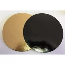 Tortaalátét Black and Gold kollekció kerek 34 cm
