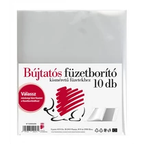 ICO SÜNI FÜZET- ÉS TANKÖNYVBORÍTÓ BÚJTATÓS 10DB A/4+