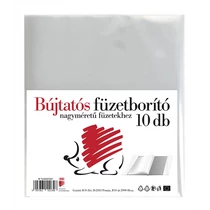 ICO SÜNI FÜZET- ÉS TANKÖNYVBORÍTÓ BÚJTATÓS 10DB A/5+