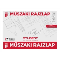 STUDENT MŰSZAKI RAJZLAP 20 LAP A/3