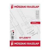 STUDENT MŰSZAKI RAJZLAP 20 LAP A/4