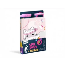 Jegyzettömb mágneses, tollal SPY NOTES - lila MFP