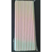 Szívószál papír hologramos 25db/csomag  