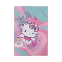 Gumis mappa Hello Kitty A/4 PP műanyag 