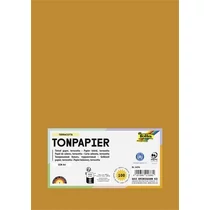 Színes papír, A4, 130 g, 100 lap, FOLIA, terrakotta