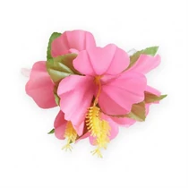 HAWAII RÓZSASZÍN VIRÁGOS HAJCSIPESZ  11cm