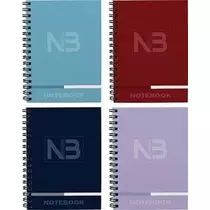 Spirálfüzet T-Creativ Notebook 3 A/5,120 lapos(2x40 vonal+1x40 négyzet) karton borító, bársony fólia+ UV lakk