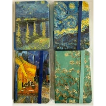 Jegyzetfüzet gumis  Van Gogh A/7 