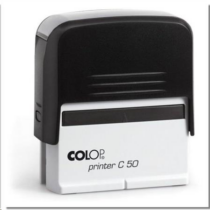 Bélyegző C50 Printer Colop fekete ház/fekete párna