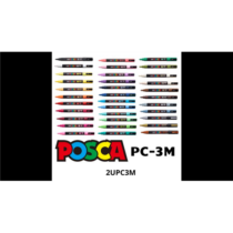Kréta folyékony POSCA PC-3M Narancs Sárga