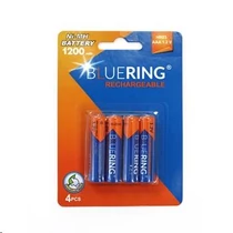 Elem tölthető akku AAA ceruza LR03 1200mah BLUERING 4 db