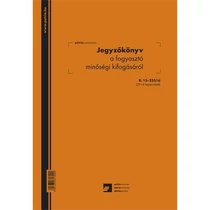 Jegyzőkönyv a fogyasztói minőségi kifogásáról 25x3 A/4 álló