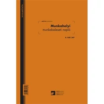 Munkabaleseti napló 24 lapos A/4 álló