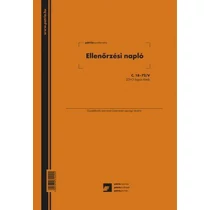 Ellenőrzési napló 25x3 lapos A/4 álló