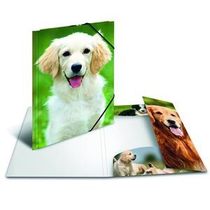 Gumismappa Herma A/4 PP Favourite Pets, Kutyák mintával, 7139