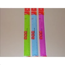 Vonalzó, műanyag, hajlítható, 30 cm, DELI "Twist Me", vegyes színben megszűnt