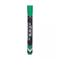 Alkoholos marker, 1,5-5,0 mm, vágott, DELI "Think", zöld