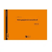 Tehergépjármű menetlevél A/5 100lapos